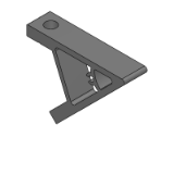 lbl8080_6 - Economy European standard Squeeze Brackets for Slot Width 8 Frames 45 Degrees Angle