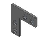 LPOPC8 - Economy European standard Sheet Metal Brackets for Aluminum Frames - Inner connection board