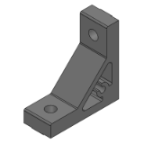 SL-HBKTST6, SH-HBKTST6 - Precision Cleaning Extruded Brackets -For 1 Slot- Thick Brackets (with Tabs)