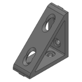 SL-HBLDSWT6, SH-HBLDSWT6 - Precision Cleaning Triangle Brackets with Tab HFS6 30mm Square