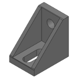 SL-HBLFSH6, SH-HBLFSH6, SHD-HBLFSH6 - Precision Cleaning Brackets - 6 Series - Brackets with Slotted Hole on One Side