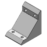 HBLFUD8 - 돌기부 브라켓 - 2열 홈용