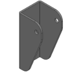 HBLPF8, HBLPFS8 - Free Angle Brackets For Aluminum Frame -8 Series-