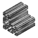 HFSP8-808040 - HFS8 Series -Aluminum Extrusion with Milled Surfaces/L-Shaped-