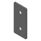 HPTSS8, SHPTSS8, HPTSSL8, SHPTSSL8, HPTSD8, SHPTSD8 - Sheet Metal Brackets - For HFS Series - Square Type