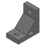 SL-HBKTST8, SH-HBKTST8 - Precision Cleaning Extruded Brackets - For 1 Slot -Thick Brackets (with Tab)