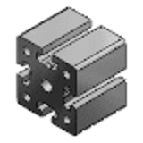GNFS8-6060 - 8-45 Series (Slot Width 10mm) 60,60mm Square Aluminum Extrusions (M8, M6, M5, M4 Nuts)   - High Rigidity