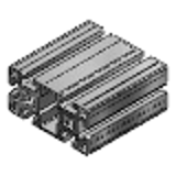 HFSP8-10050, HFSP8-9045, GFSP8-10050, GFSP8-9045 - Spezielle Verwendung:Aluminium-Extrusionprofile der Serie HFS8-45 -Aluminium-Extrusionprofile mit geschliffenen Oberflächen-