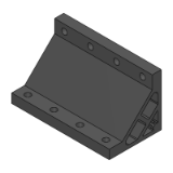 SL-HBLUQ8-45, SH-HBLUQ8-45 - Precision Cleaning Brackets - 8-45 Series - Heavy Load Frames - 90 and 160mm Square Aluminum Frames