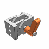 HBLTBC,HBLTBD - Free Angle Brackets -For HFS6 Series- Clamp Lever Type