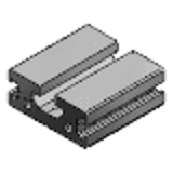 HFSQN4-2050, HFSQN4-2090 - フラットフレーム ツバなしタイプ -板ナット・先入れナット共用-