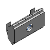 HNTAP5,SHNTAP5 - Dadi di post-montaggio con molle a balestra - Per profilati in alluminio quadrati serie HFS5 da 20, 25, 40-