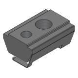 SL-PACK-SHNTRP6, SH-PACK-SHNTRP6, SHD-PACK-SHNTRP6 - クリーン洗浄品 6シリーズ(溝幅8mm)用 アルミフレーム用後入れ板バネ付きロックナット(100個パック)