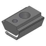 SL-PACK-SHNTRP8,SH-PACK-SHNTRP8,SHD-PACK-SHNTRP8 - クリーン洗浄品 8シリーズ(溝幅10mm)用 アルミフレーム用板バネ付き後入れロックナット(100個パック)