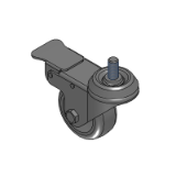 C-CJFNS - Economy TPR Caster - Screw-In Type with Stopper