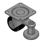 CGAN - Casters with Adjustment Pads - Heavy Load Integrated Type