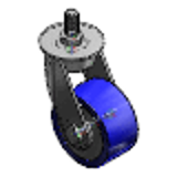 CHGPA - 清洁型脚轮-容许负载:800～1000N - 板固定型