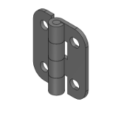 C-SHPSNA - C-VALUE Hinges with Slotted Holes For Different Extrusion - Stainless Steel