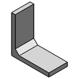 LSAW, LSUW - L型焊接角材 -尺寸自由指定型-