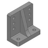AIKK - Equerres de précision-Type en aluminium (type à trou de montage/trou pour broche standard)