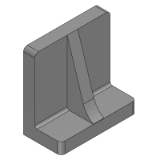 SL-AIKFB, SH-AIKFB, SHD-AIKFB - (Precision Cleaning) Angle Plates - Cast Aluminum Alloy - Without Hole