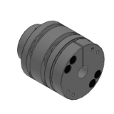 CPSWCK, CPSHCK - Couplings - High Rigidity Disk Type (Outer Dia. 65) - For Servo Motors - One Side Clamping, One Side Key Groove