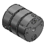 SCXW - Couplings - High Positioning Precision Clamping Type/For Servo Motors - Double Disk Type
