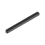 RGEAH - Induction Hardened Rack Gears - Ground