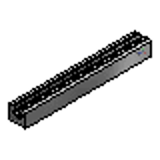 LGCC, LGCS - 链条导向件-带C型槽钢凹型-L尺寸指定型
