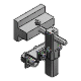 CGY, CGYL - Miniature Conveyor Guide Rail Brackets - Offset