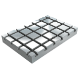 01126 - Baseplates, grey cast iron with T-slots