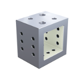 01247-05 - Mini tooling blocks, grey cast iron with grid holes