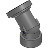 LOVQ EO - SAE 90° Elbow flange adapter
