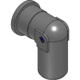 WAS EO - SAE 90° Elbow flange adapter