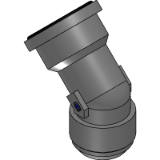 XVQ EO - SAE 45° Elbow flange adapter