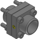 PDCF-B EO - Cetop square flange coupling