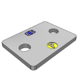 DP A - Components, DIN 3015, part 1, cover plate