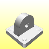 NZKV 32-100 TYPE C/D - Rod eye mounting movable