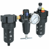 Pipe Nippled FRL 3-Piece Combo - C628 Series