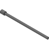 EES-2CBH - Non-nitrided cylindrical head pin with thread (hardened and tempered 42-46 hrc)