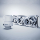 Splittable cable gland systems