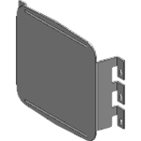 GK MPU X63 - Grid-channel universal mounting plate X63