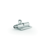 1614313 - Springloaded bolt with locking system in aluminium