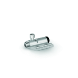 1614339 - Springloaded bolt with locking system in aluminium - small dimension A