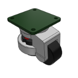 JPA - Convenient Type Casters-with Mounting Plate Type