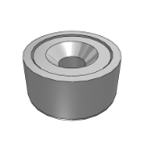 MAGFN/MAGFS - Magnets with Holders-Countersink Hole Type