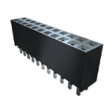 SSW Series - SSW Series - (2,54 mm) .100" Surface Mount Terminal & Through-Hole .025" Square Post Socket