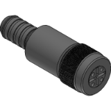 connector M 12 x 1 for AZ 16-ST with connector plug (with cable)