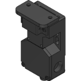 AZ 16zi with connector plug and with coded straight actuator with magnetic latch AZ 16zi-B1-1747