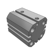 55-C55/CD55 - ISO规格[ISO/21287]薄型气缸/单杆双作用/符合AETX指令